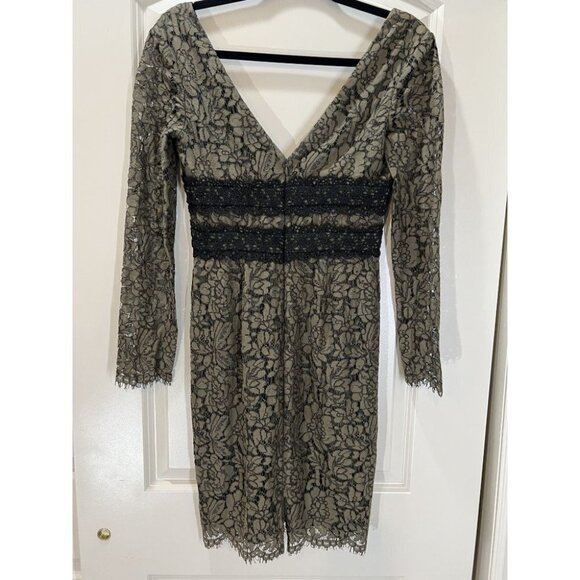 Diane von Furstenburg DVF Green Lace Cutout Dress $498 - Picture 8 of 10